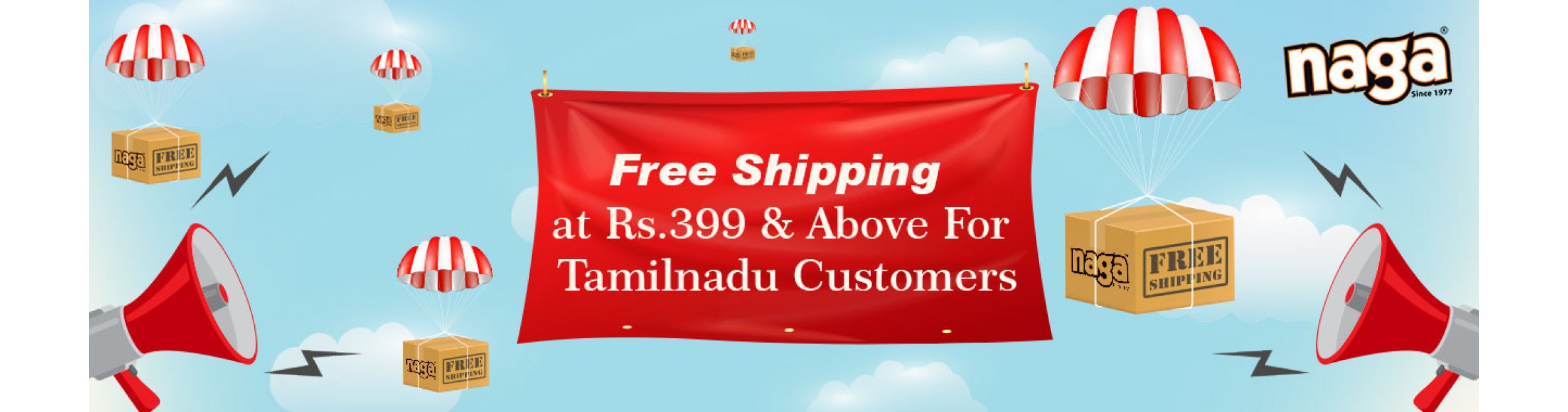 Free Shipping For Tamil Nadu