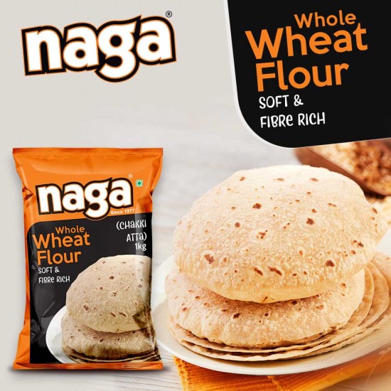 Naga Whole Wheat Atta 500g