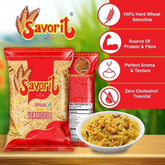 Savorit Popular Vermicelli 500 GM Savorit Popular Vermicelli 500 GM