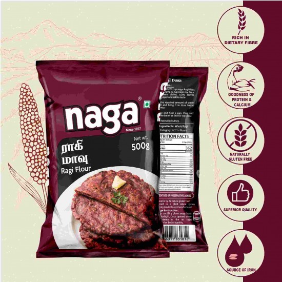 Naga Ragi Flour 500g