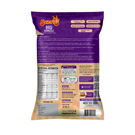 Savorit Ragi Vermicelli 180g